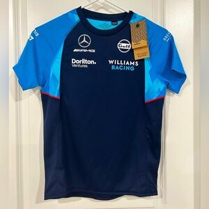 Umbro Youth Williams Racing Blue Training Jersey